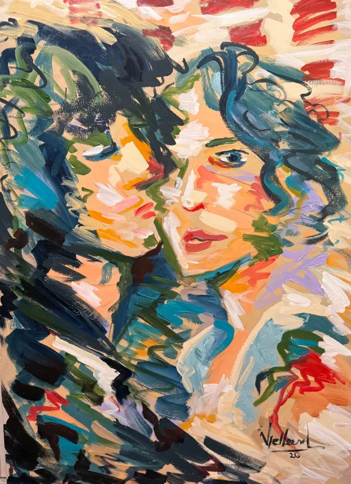 Miradas, 111 × 80 cm