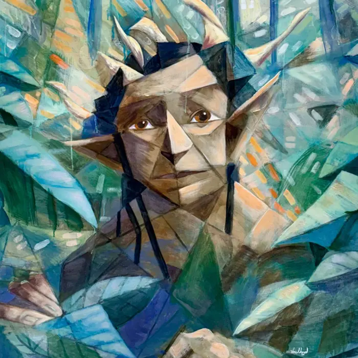 The Faun, 116 × 96 cm